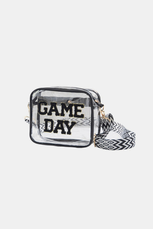 Zenana GAME DAY Stadium Approved Transparent Crossbody Bag