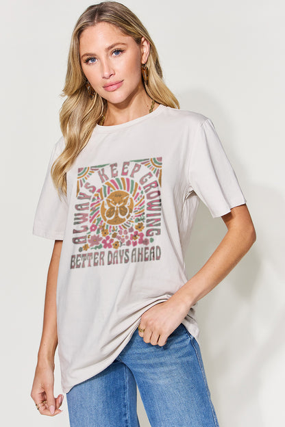 Simply Love Full Size Graphic Round Neck Short Sleeve T-Shirt