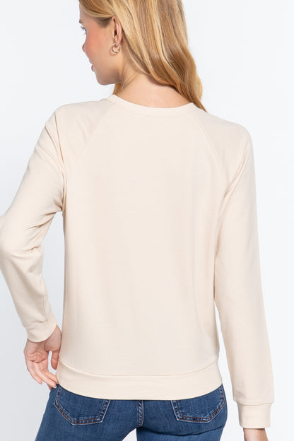 Sequins French Terry Pullover Top- Multiple Colors