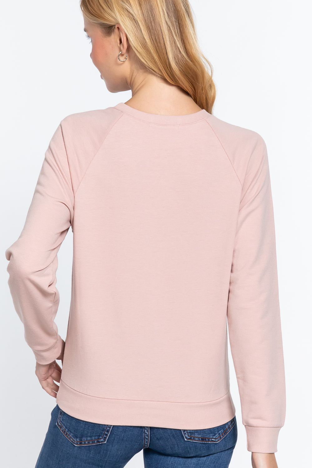 Sequins French Terry Pullover Top- Multiple Colors