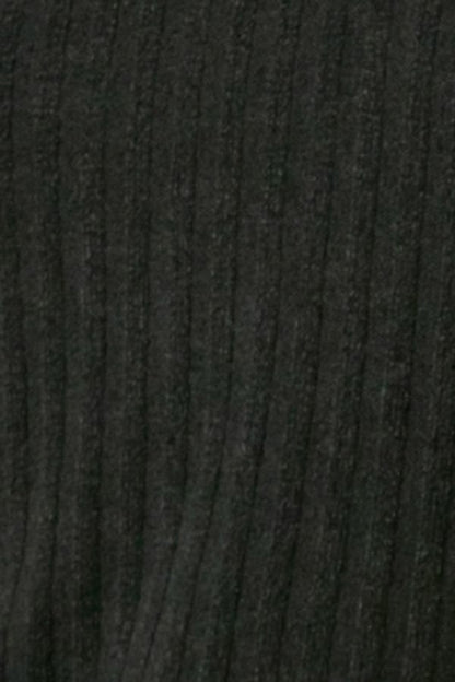 Round Neckline Front Ruffle Detail Knit Top