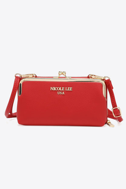 Nicole Lee USA Night Out Crossbody Wallet Purse