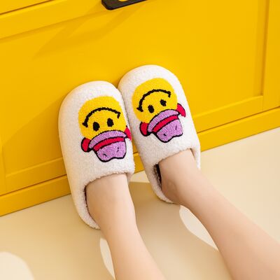 Melody Smiley Face Slippers - Cowgirl